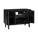 Avanity Adele 48 Single Sink Bathroom Vanity Black Oak Cabinet Only Open Drawer