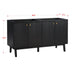Avanity Adele 60 Double Sink Bathroom Vanity Black Oak Cabinet Only Corner View