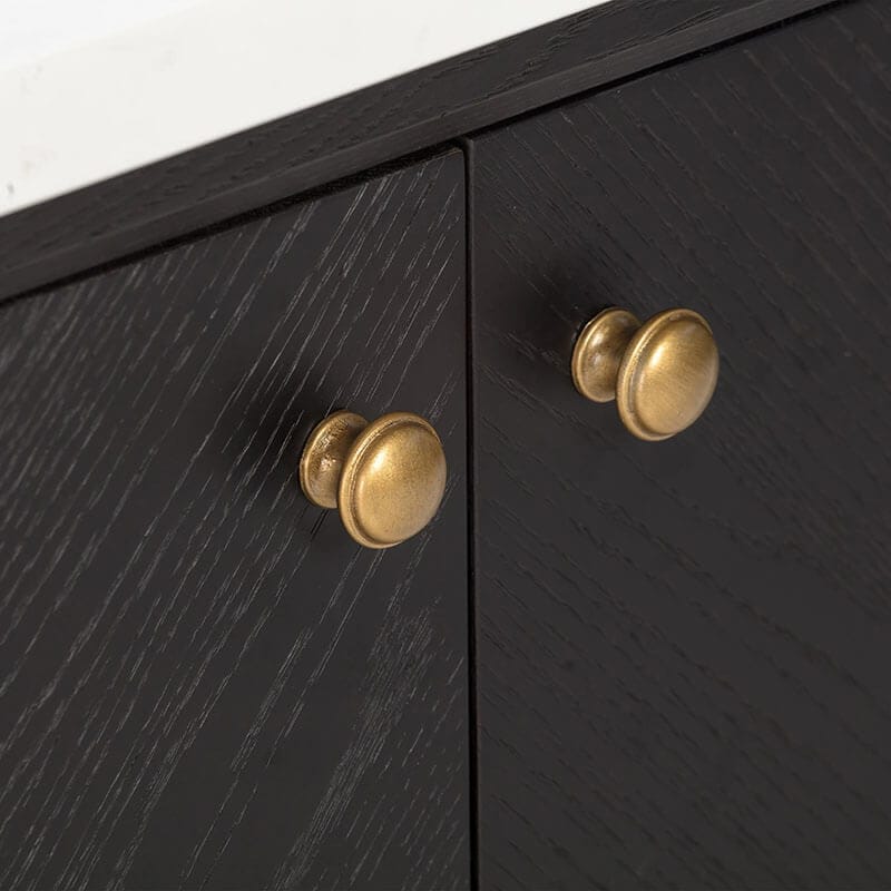 Avanity Adele 60 Double Sink Bathroom Vanity Black Oak Cabinet Only Hardware