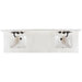Avanity Adele 72 Double Sink Bathroom Vanity Black Oak in Black Oak