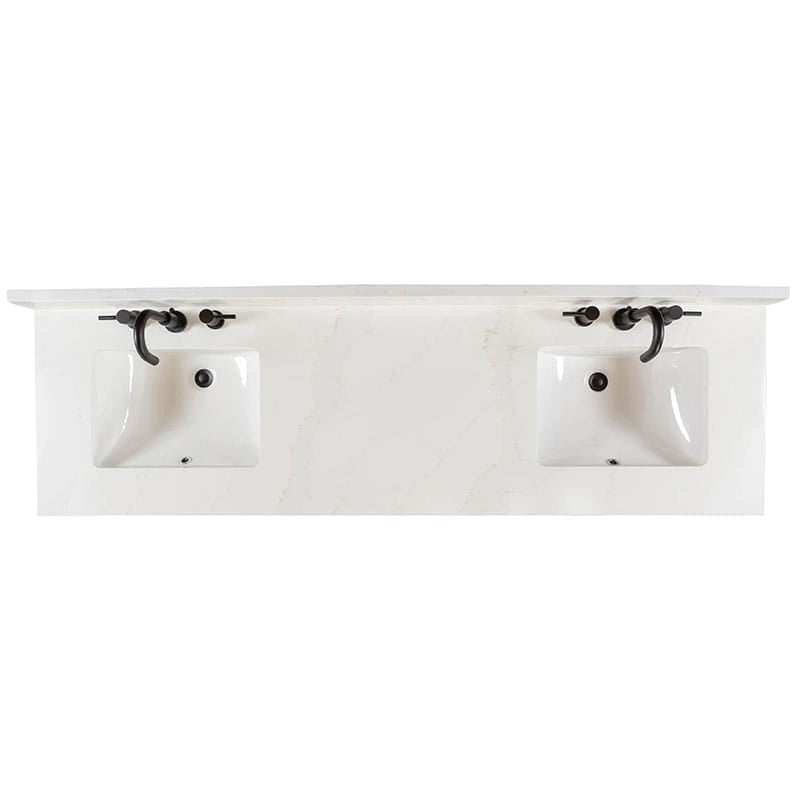 Avanity Adele 72 Double Sink Bathroom Vanity Black Oak in Black Oak