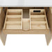 Avanity Adele 72 Double Sink Bathroom Vanity Natural Oak Cabinet Only Adjustable Divider