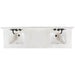 Avanity Adele 72 Double Sink Bathroom Vanity Natural Oak in Calacatta Quartz