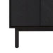 Avanity Adele 72 inch Double Sink Bathroom Vanity Black Oak Cabinet Only Base