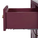Avanity Alana 48 Inch Single Vanity Burgundy Red Cabinet Only Side View