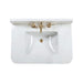 Avanity Blakely 30 inch Single Sink Bathroom Vanity Gray Oak in Calacatta Quartz