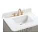 Avanity Blakely 30 Single Sink Bathroom Vanity Gray Oak in Calacatta Quartz