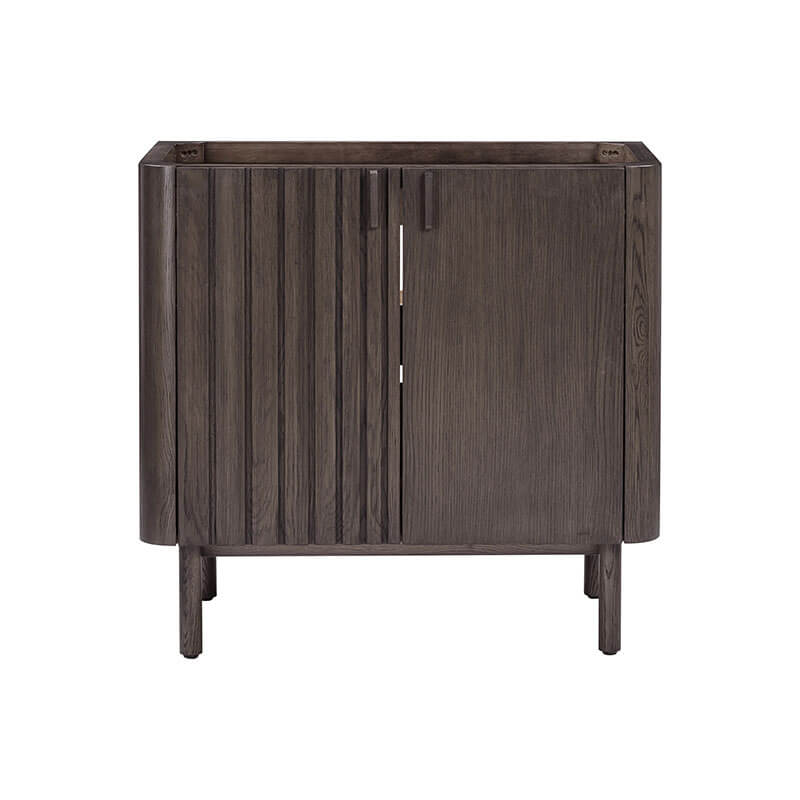 Avanity Blakely 36 inch Single Sink Bathroom Vanity Brown Oak Cabinet Only