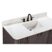 Avanity Blakely 48 inch Single Sink Bathroom Vanity Brown Oak in Calacatta Quartz
