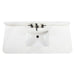 Avanity Blakely 48 Single Sink Bathroom Vanity Brown Oak in Calacatta Quartz