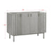Avanity Blakely 48 Single Sink Bathroom Vanity Gray Oak Cabinet Only Corner View