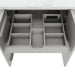 Avanity Blakely 48 Single Sink Bathroom Vanity Gray Oak Cabinet Only Drawer Divider