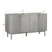 Avanity Blakely 60 Double Sink Bathroom Vanity Gray Oak Cabinet Only Corner