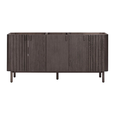 Avanity Blakely 72 Double Sink Bathroom Vanity Brown Oak Cabinet Only