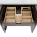 Avanity Blakely 72 inch Double Sink Bathroom Vanity Brown Oak Cabinet Only Drawer Divider