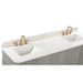 Avanity Blakely 72 inch Double Sink Bathroom Vanity Gray Oak in Calacatta Quartz