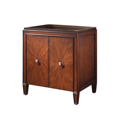 Avanity Brentwood 25 Single Sink Bathroom Vanity New Walnut Cabinet only Corner View
