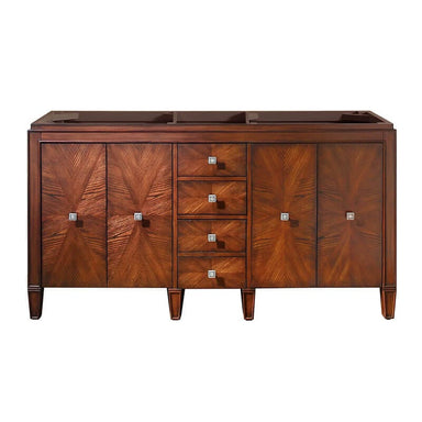 Avanity Brentwood 61 Double Sink Bathroom Vanity New Walnut Cabinet Only