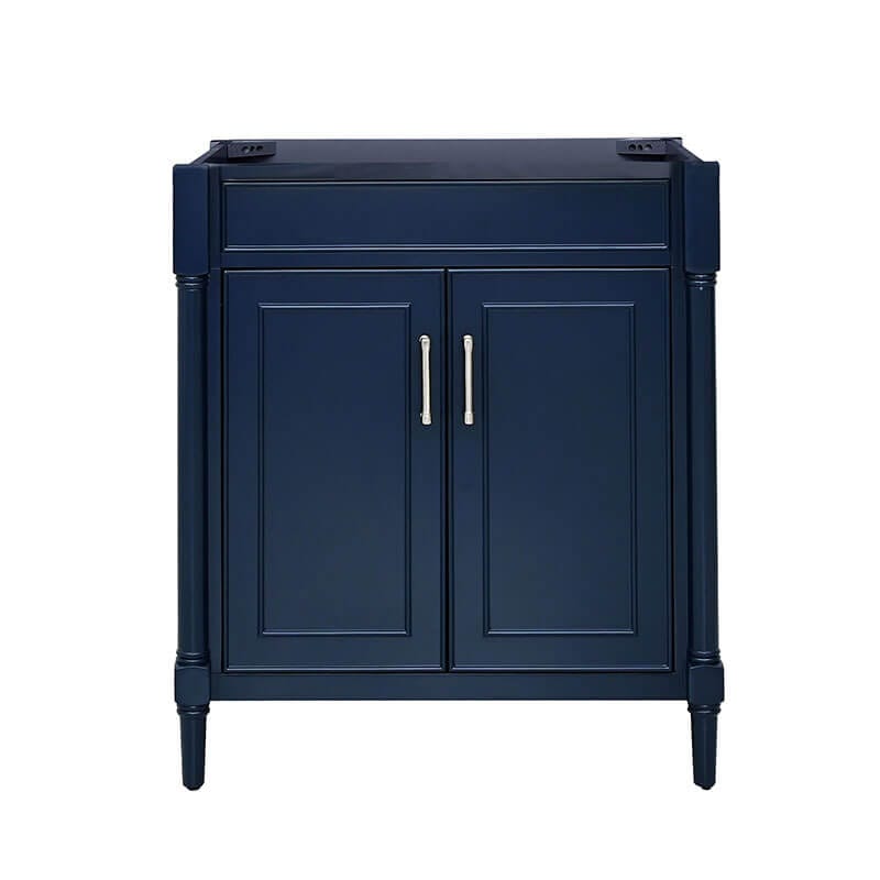 Avanity Bristol 30 inch Single Sink Bathroom Vanity Navy Blue Cabinet Only