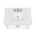 Avanity Bristol 36 inch Single Sink Bathroom Vanity in Cala White Engineered Stone