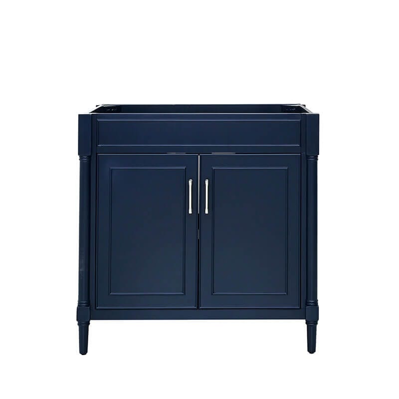 Avanity Bristol 36 inch Single Sink Bathroom Vanity Navy Blue Cabinet Only