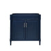 Avanity Bristol 36 inch Single Sink Bathroom Vanity Navy Blue Cabinet Only