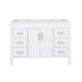 Avanity Bristol 48 Single Sink Bathroom Vanity Navy White Cabinet Only Front View
