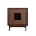 Avanity Carina 30 Single Vanity Coffee Teak Cabinet Only Back View