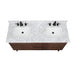 Avanity Carina 60 Double Vanity in Carrara White Marble
