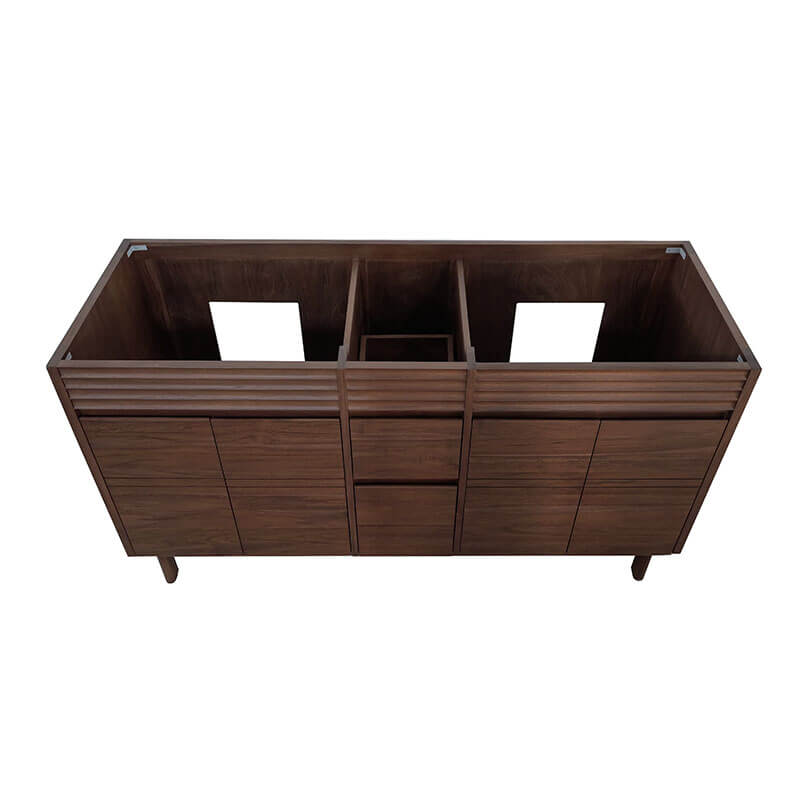 Avanity Carina 60 inch Double Vanity Cabinet Only Top View