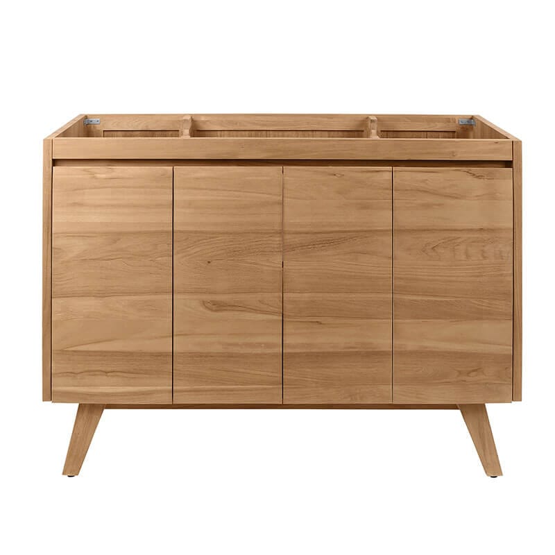 Avanity Coventry 48 Single Sink Teak Bathroom Vanity Natural Teak Cabinet Only