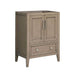Avanity Everette 24 inch Single Vanity Gray Oak Cabinet Only Corner View