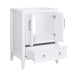 Avanity Everette 24 inch Single Vanity White Cabinet Only Open Drawer