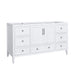 Avanity Everette 60 inch Single Vanity White Cabinet Only Corner View