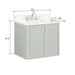 Avanity Haley 30 Single Sink Bathroom Vanity with Dual Mount Option Soft Sage Cabinet Only