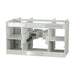 Avanity Haley 48 Single Sink Bathroom Vanity with Dual Mount Option Soft Sage Cabinet Only Back View