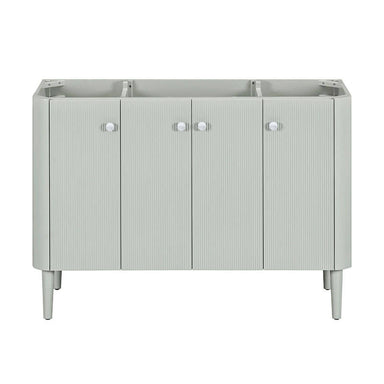 Avanity Haley 48 Single Sink Bathroom Vanity with Dual Mount Option Soft Sage Cabinet Only Freestanding Front View