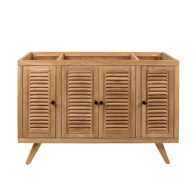 Avanity Harper 48 inch Single Sink Teak Bathroom Vanity Natural Teak Cabinet Only