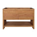 Avanity Kai 48 inch Double Sink Teak Bathroom Vanity Natural Teak Cabinet Only
