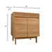 Avanity Kayla 30 inch Single Vanity Natural Teak Cabinet Only Dimension