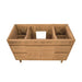 Avanity Kayla 48 Single Vanity Natural Teak Cabinet Only Top View