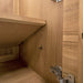 Avanity Kayla 72 inch Double Vanity Natural Teak Cabinet Only Shelf