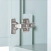 Avanity Layla 36 inch Left-Offset Single Sink Bathroom Vanity Ice Blue Cabinet Only Hinge