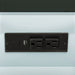 Avanity Layla 48 inch Left-Offset Single Sink Bathroom Vanity Ice Blue Cabinet Only Integrated Power Strip