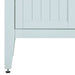 Avanity Layla 48 Left-Offset Single Sink Bathroom Vanity Ice Blue Cabinet Only base