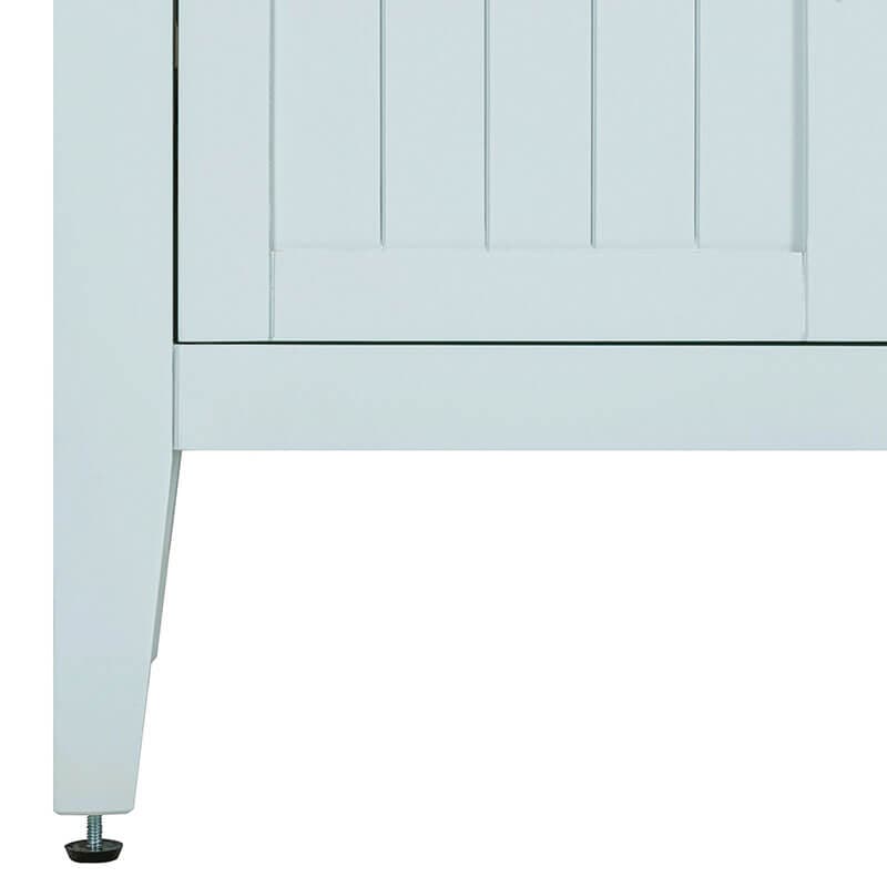 Avanity Layla 48 Left-Offset Single Sink Bathroom Vanity Ice Blue Cabinet Only base