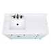 Avanity Layla 48 Left-Offset Single Sink Bathroom Vanity Ice Blue in Cala White Engineered Stone