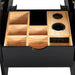Avanity Luka 30 nch Single Vanity Black Oak Cabinet Only Removeable Dividers