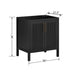 Avanity Luka 30 Single Vanity Black Oak Cabinet Only Dimension