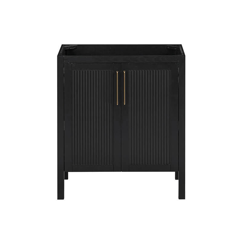 Avanity Luka 30 Single Vanity Black Oak Cabinet Only